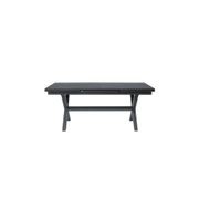 Tuba Outdoor Aluminium Patio Dining Extension Table 180-240 X 100cm gallery detail image