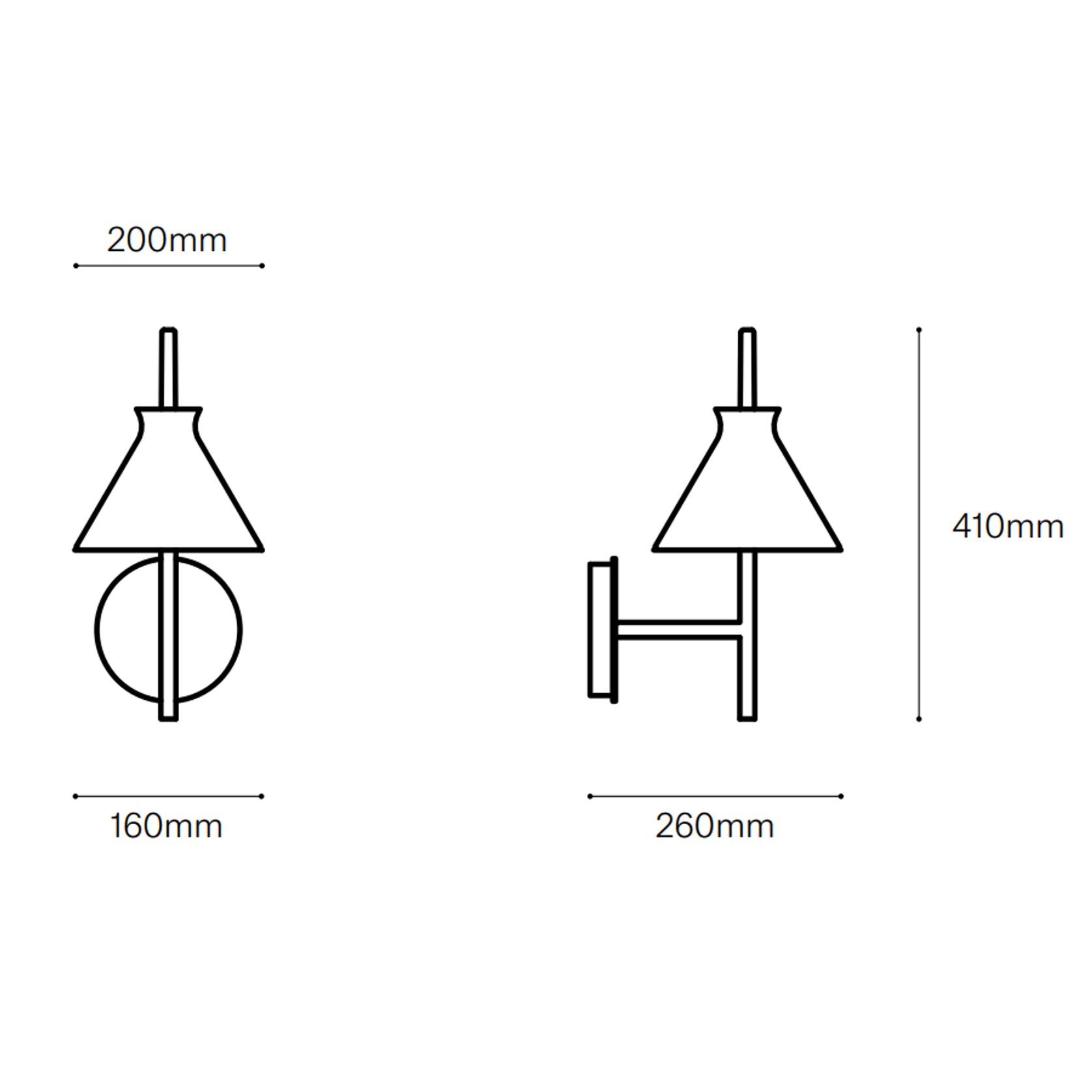Totana Clay Wall Lamp gallery detail image