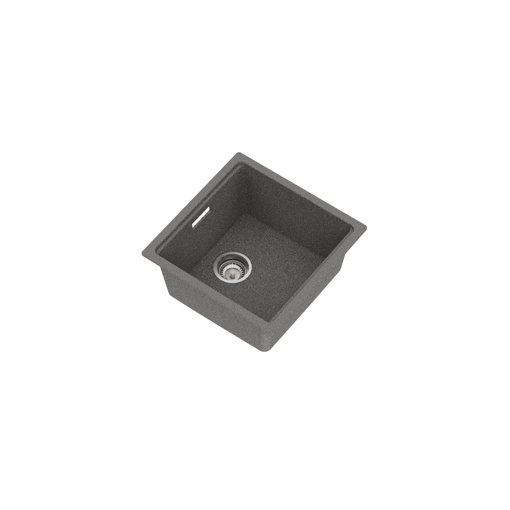 Una Composite 40 Single Sink Matt Grey gallery detail image