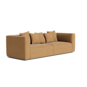 Block 3 Seater Sofa - Fossil Fawn gallery detail image