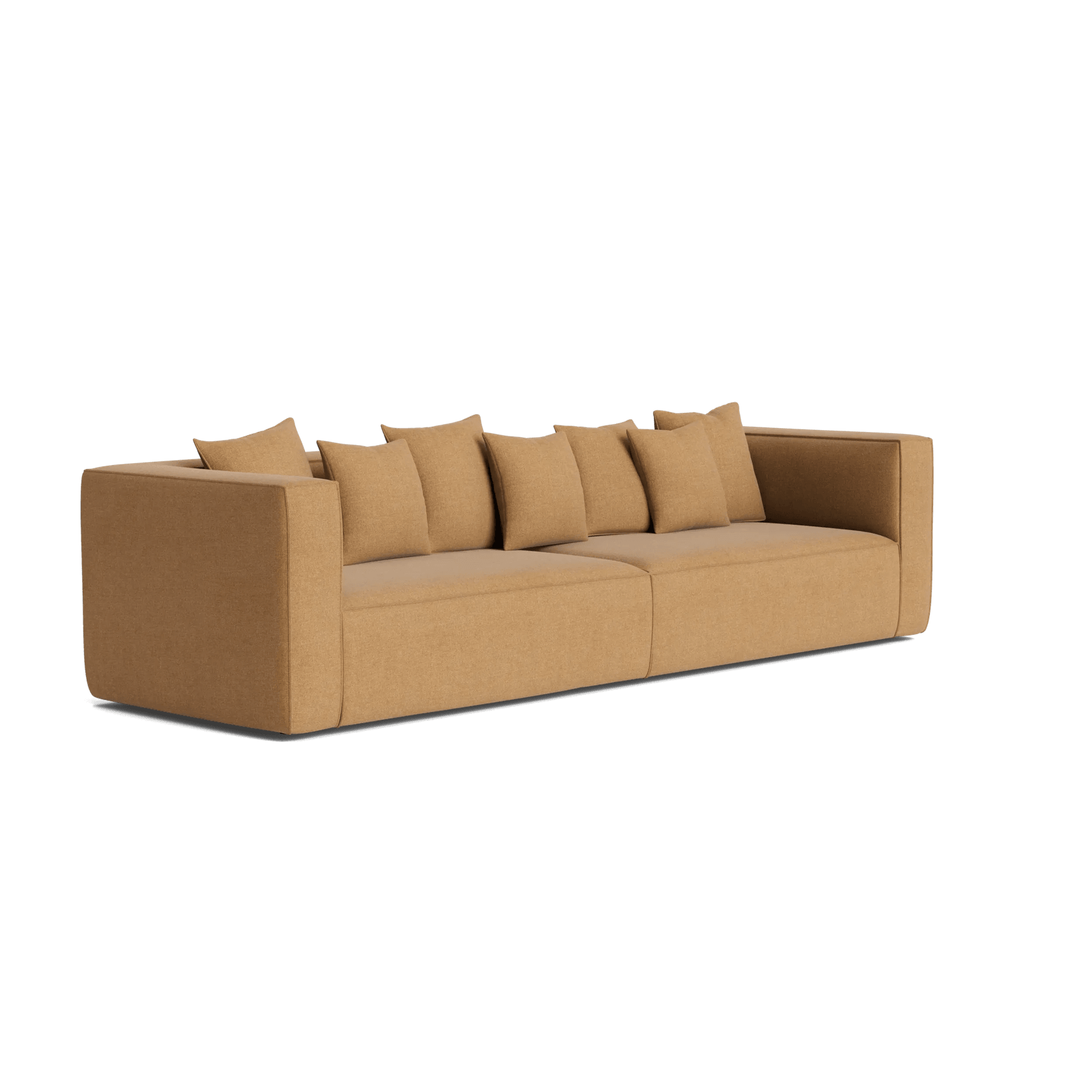 Block 4 Seater Sofa - Fossil Fawn gallery detail image