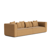 Block 4 Seater Sofa - Fossil Fawn gallery detail image