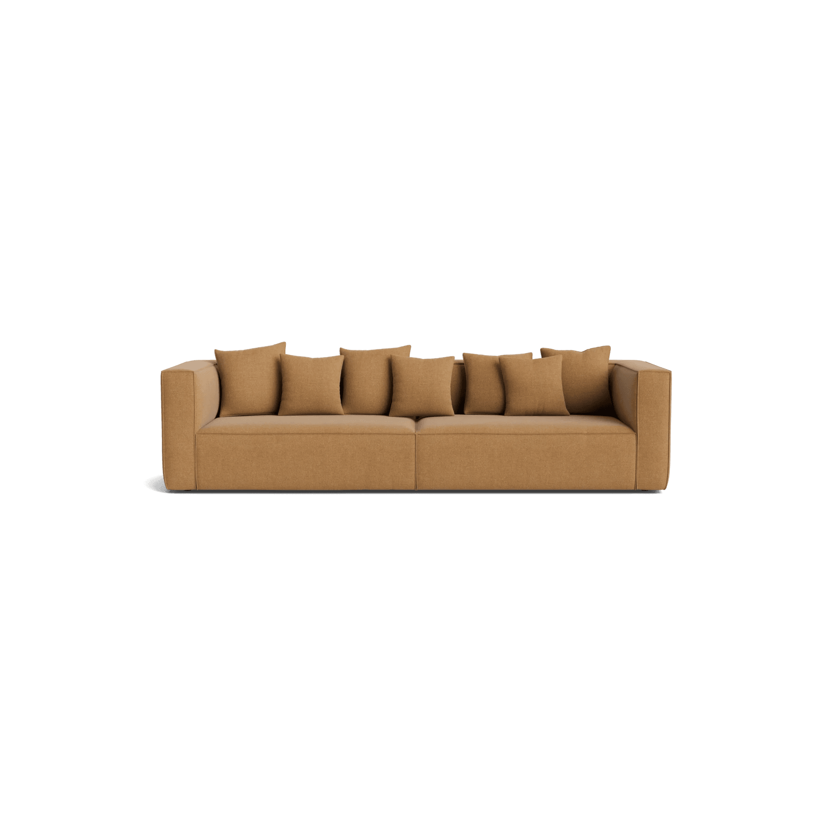 Block 4 Seater Sofa - Fossil Fawn gallery detail image