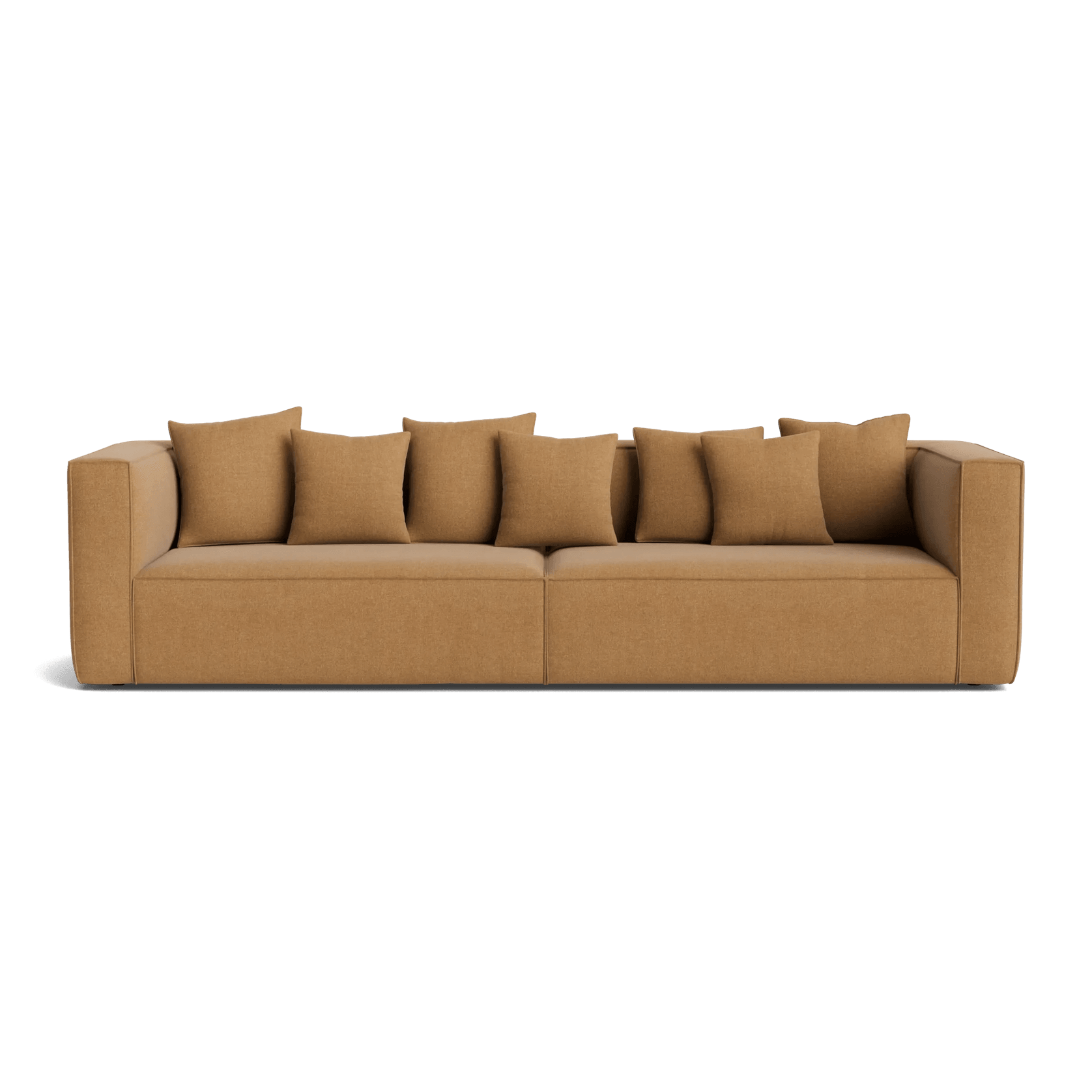 Block 4 Seater Sofa - Fossil Fawn gallery detail image
