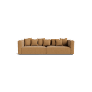 Block 4 Seater Sofa - Fossil Fawn gallery detail image