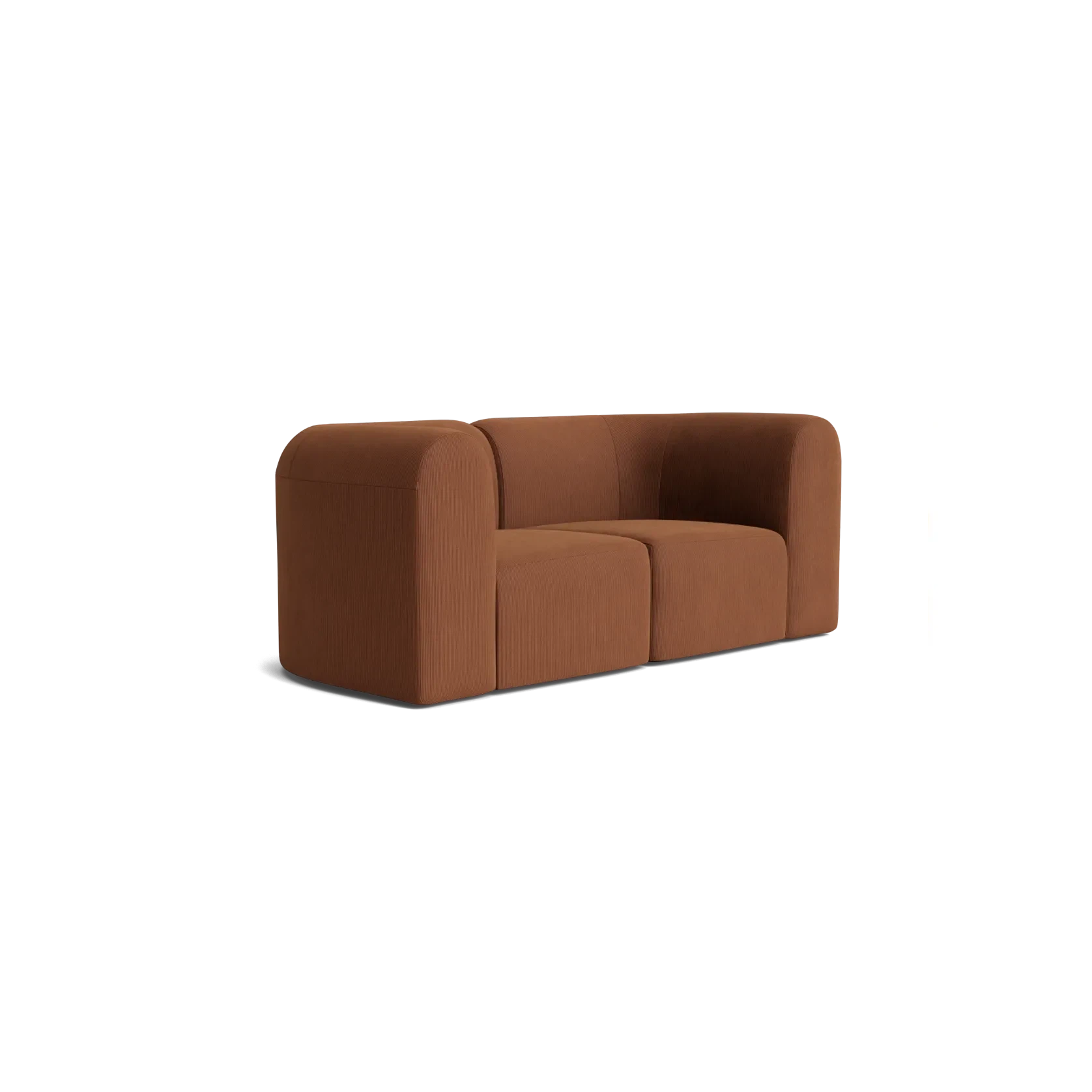 Berg 2 Seater Sofa - Corduroy Cocoa gallery detail image