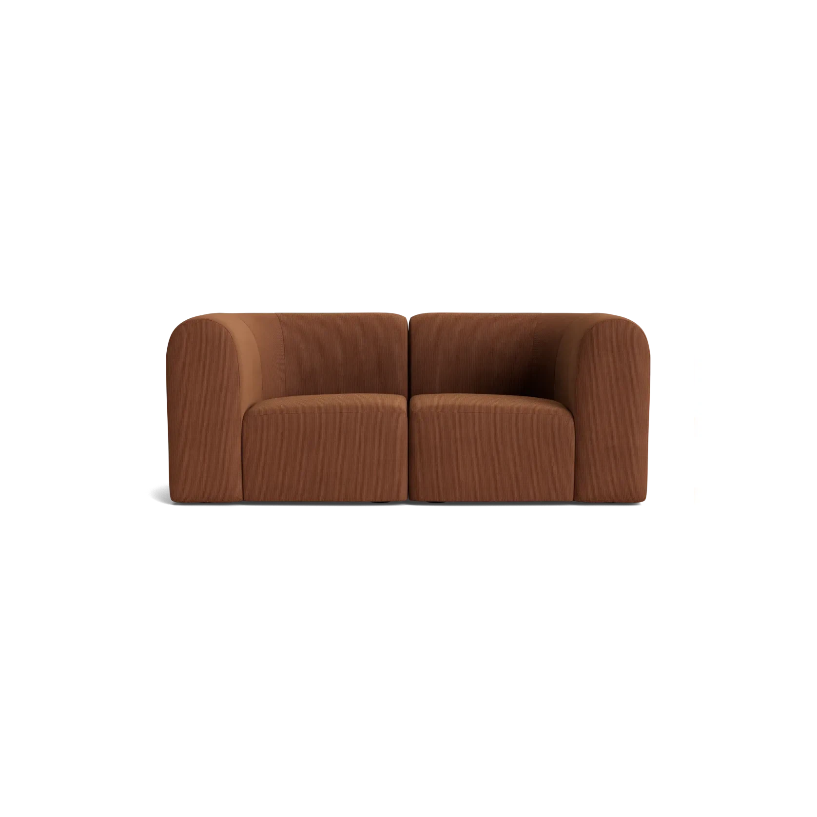 Berg 2 Seater Sofa - Corduroy Cocoa gallery detail image