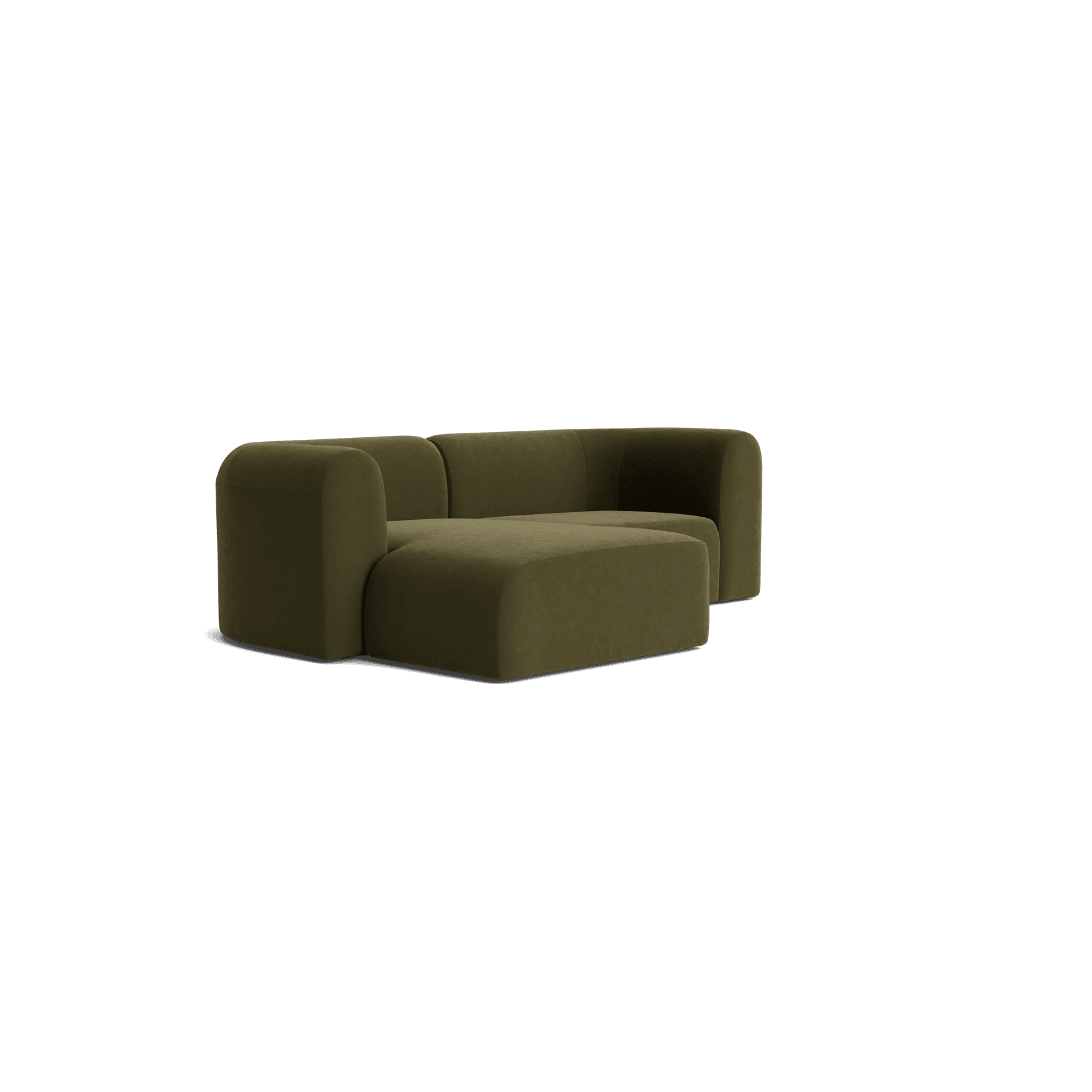 Berg 3 Seater LHF Chaise Sofa - Eden Leaf gallery detail image