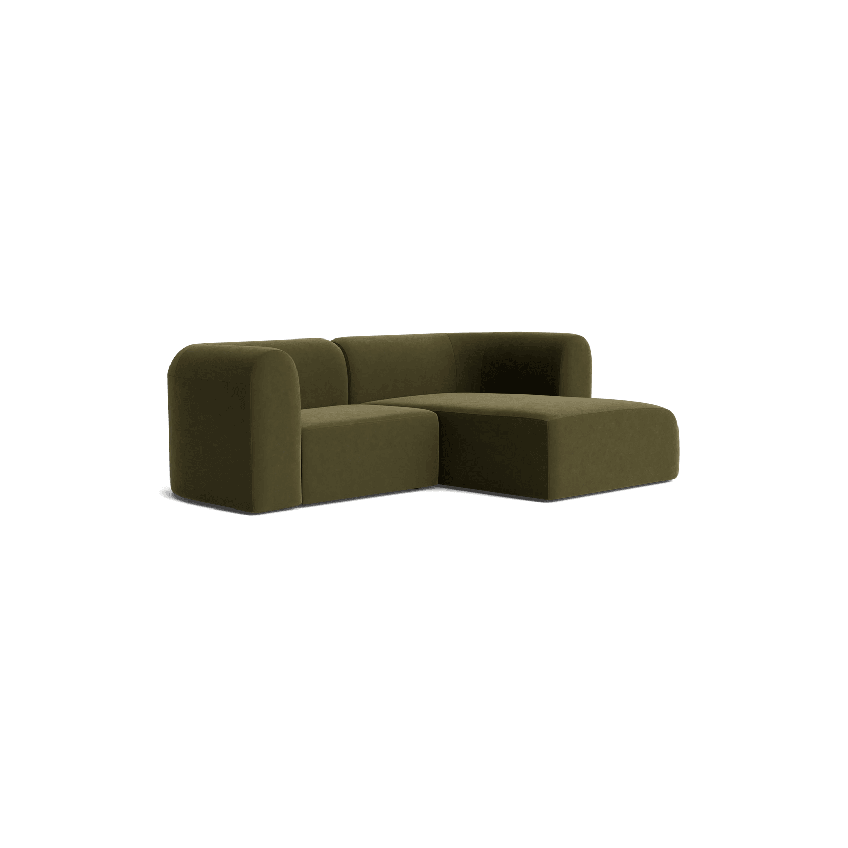 Berg 3 Seater RHF Chaise Sofa - Eden Leaf gallery detail image