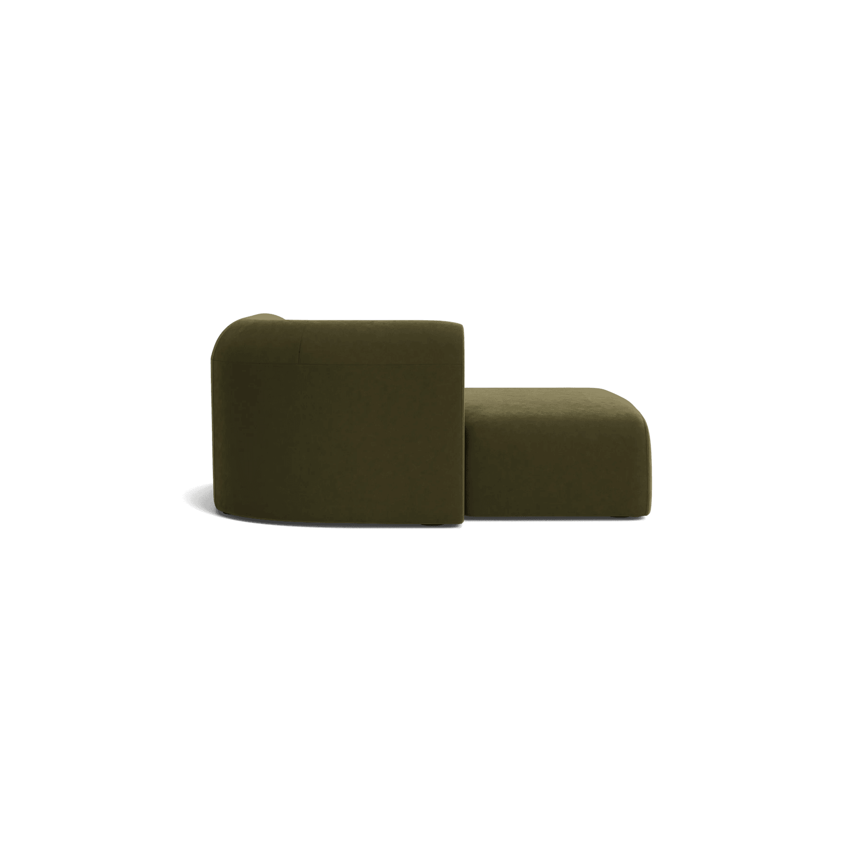 Berg Left Chaise Module - Eden Leaf gallery detail image