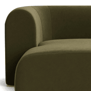 Berg Left Chaise Module - Eden Leaf gallery detail image