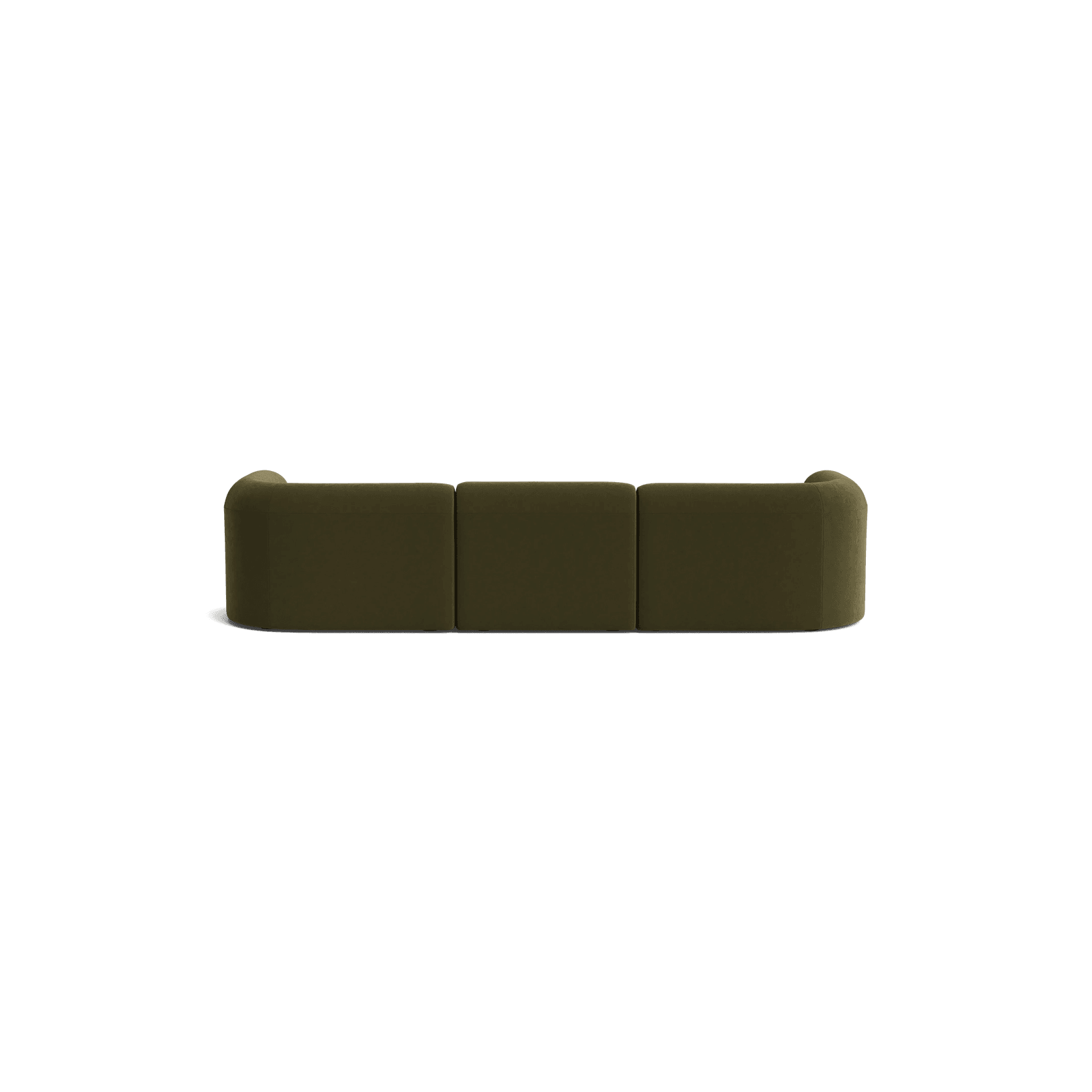 Berg 4 Seater RHF Chaise Sofa - Eden Leaf gallery detail image