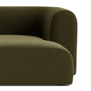 Berg 4 Seater RHF Chaise Sofa - Eden Leaf gallery detail image