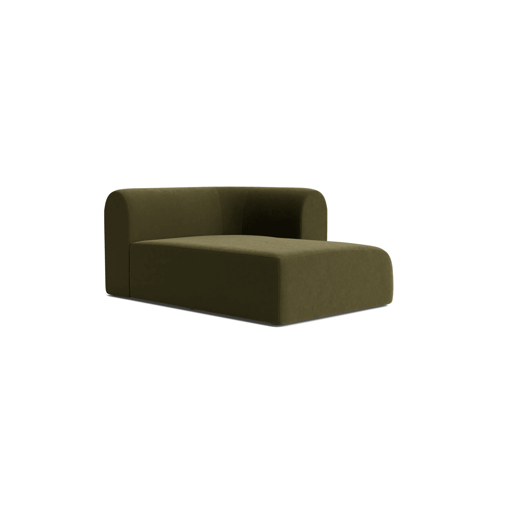 Berg Right Chaise Module - Eden Leaf gallery detail image