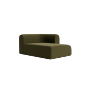 Berg Right Chaise Module - Eden Leaf gallery detail image