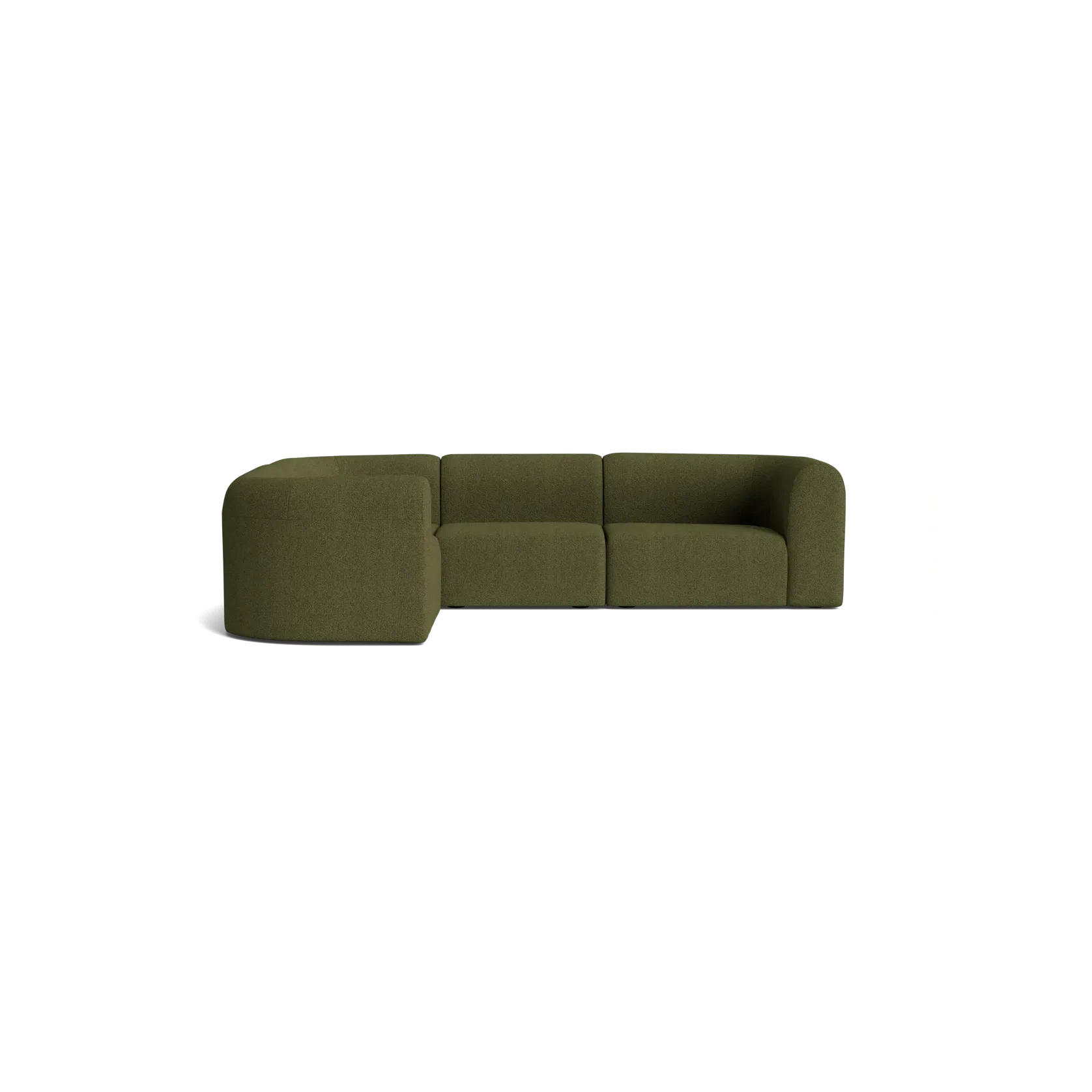 Berg LHF Closed Chaise Sofa - Copenhagen Forest gallery detail image