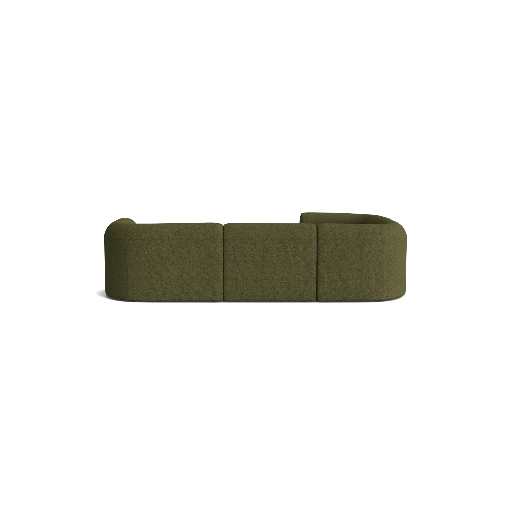 Berg LHF Closed Chaise Sofa - Copenhagen Forest gallery detail image