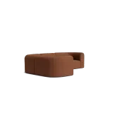 Berg LHF Closed Chaise Sofa - Corduroy Cocoa gallery detail image