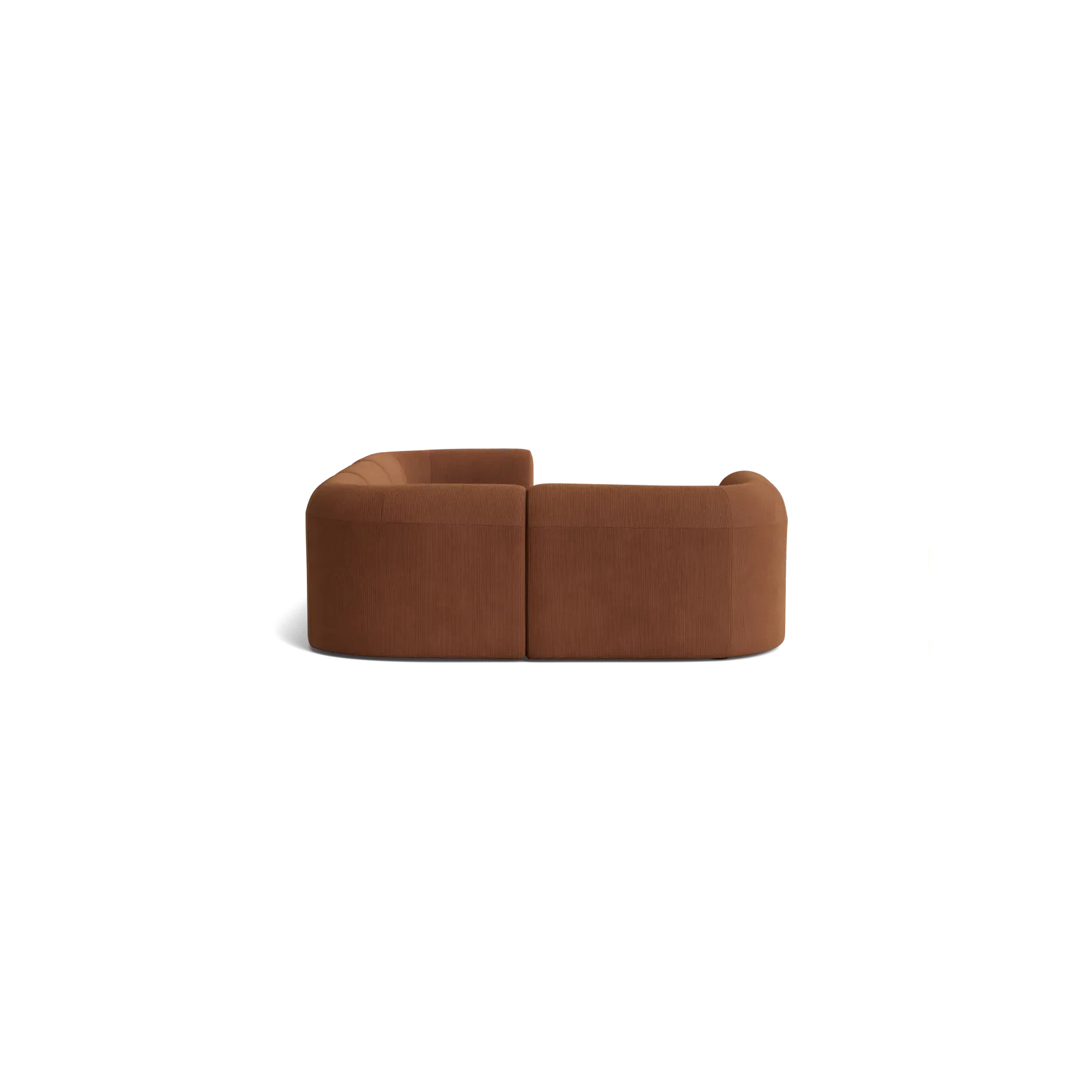 Berg LHF Closed Chaise Sofa - Corduroy Cocoa gallery detail image