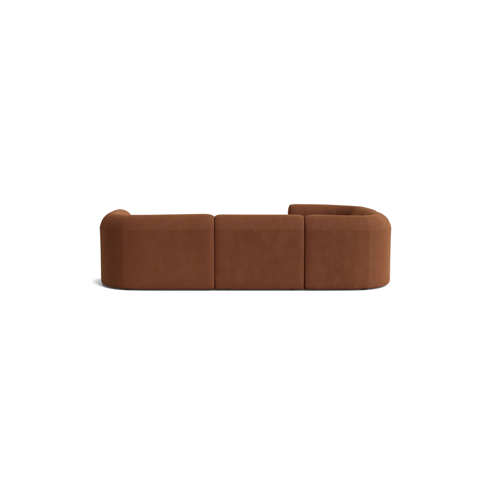 Berg LHF Closed Chaise Sofa - Corduroy Cocoa gallery detail image