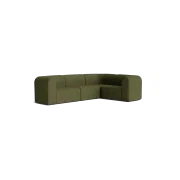 Berg RHF Closed Chaise Sofa - Copenhagen Forest gallery detail image