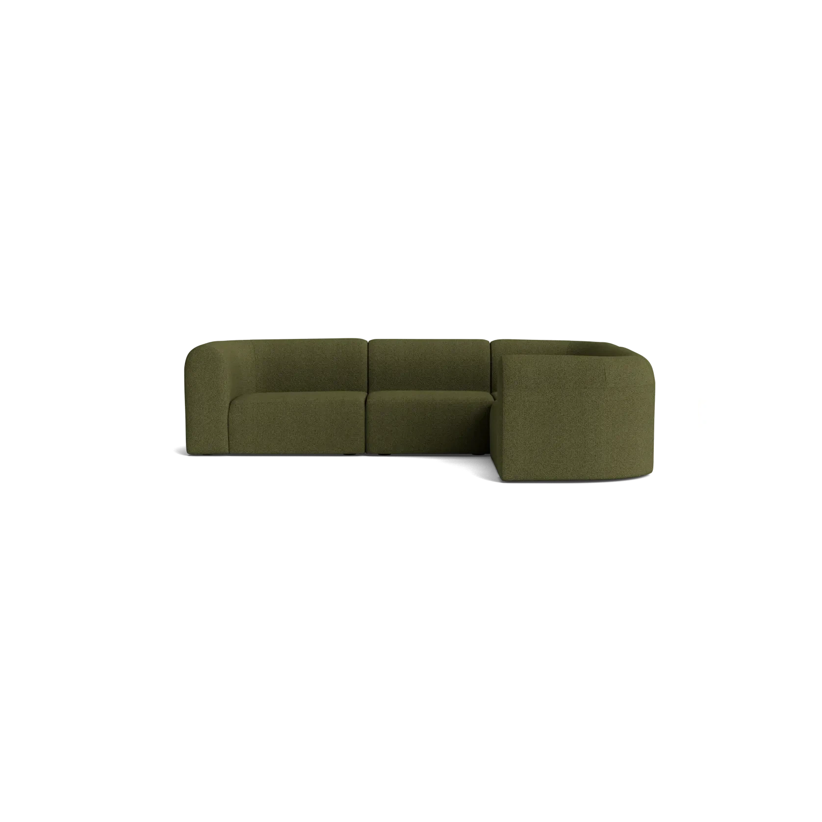 Berg RHF Closed Chaise Sofa - Copenhagen Forest gallery detail image