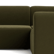 Berg RHF Closed Chaise Sofa - Eden Leaf gallery detail image