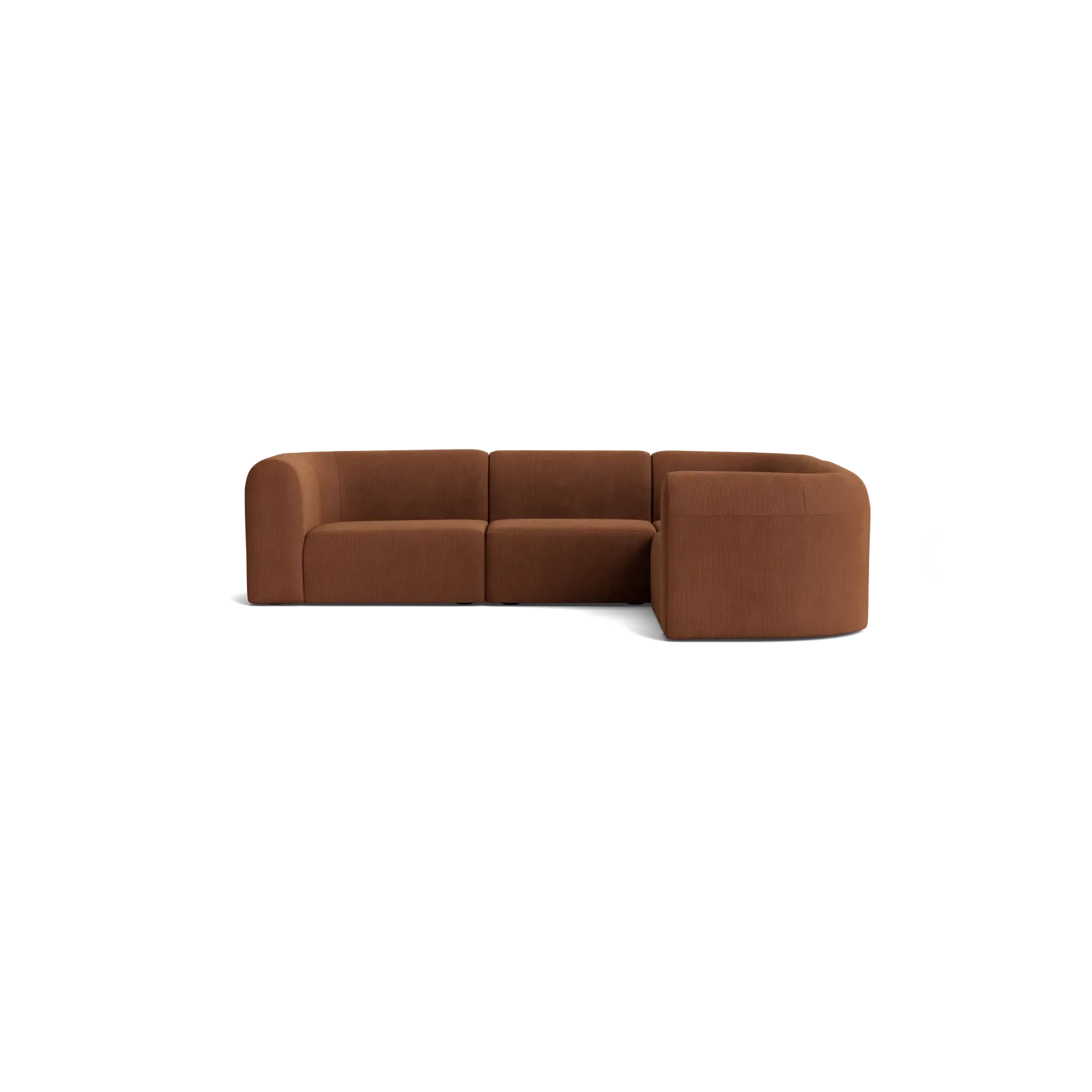 Berg RHF Closed Chaise Sofa - Corduroy Cocoa gallery detail image