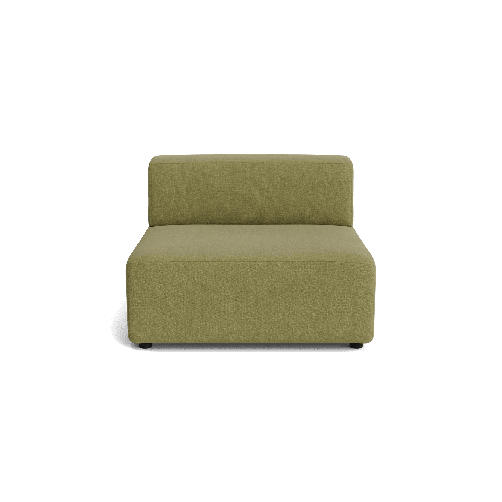 Stretch Armless Middle Module - Fossil Eucalyptus gallery detail image