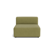 Stretch Armless Middle Module - Fossil Eucalyptus gallery detail image