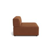 Stretch Armless Middle Module - Corduroy Cocoa gallery detail image