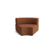 Stretch Angled Corner Module - Corduroy Cocoa gallery detail image