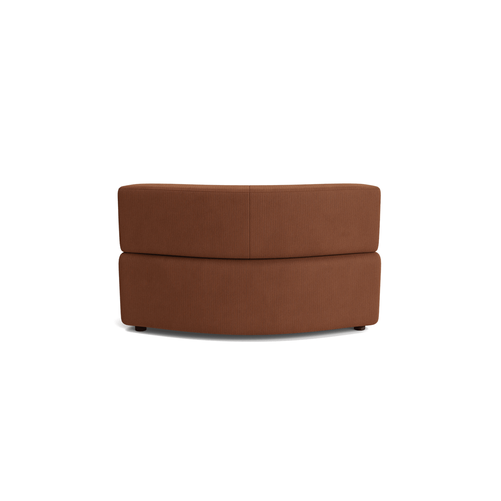 Stretch Angled Corner Module - Corduroy Cocoa gallery detail image