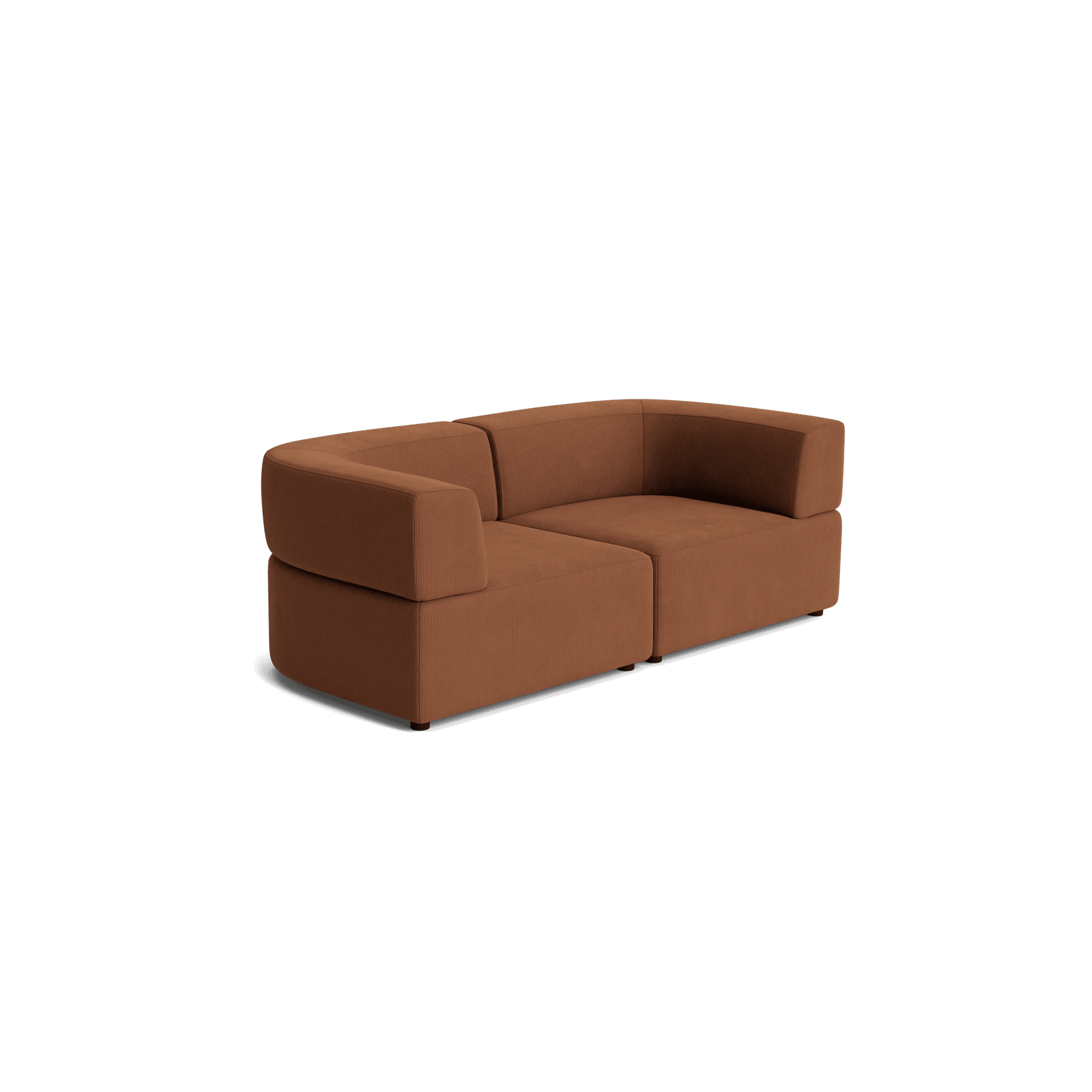 Stretch 3 Seater Sofa - Corduroy Cocoa gallery detail image