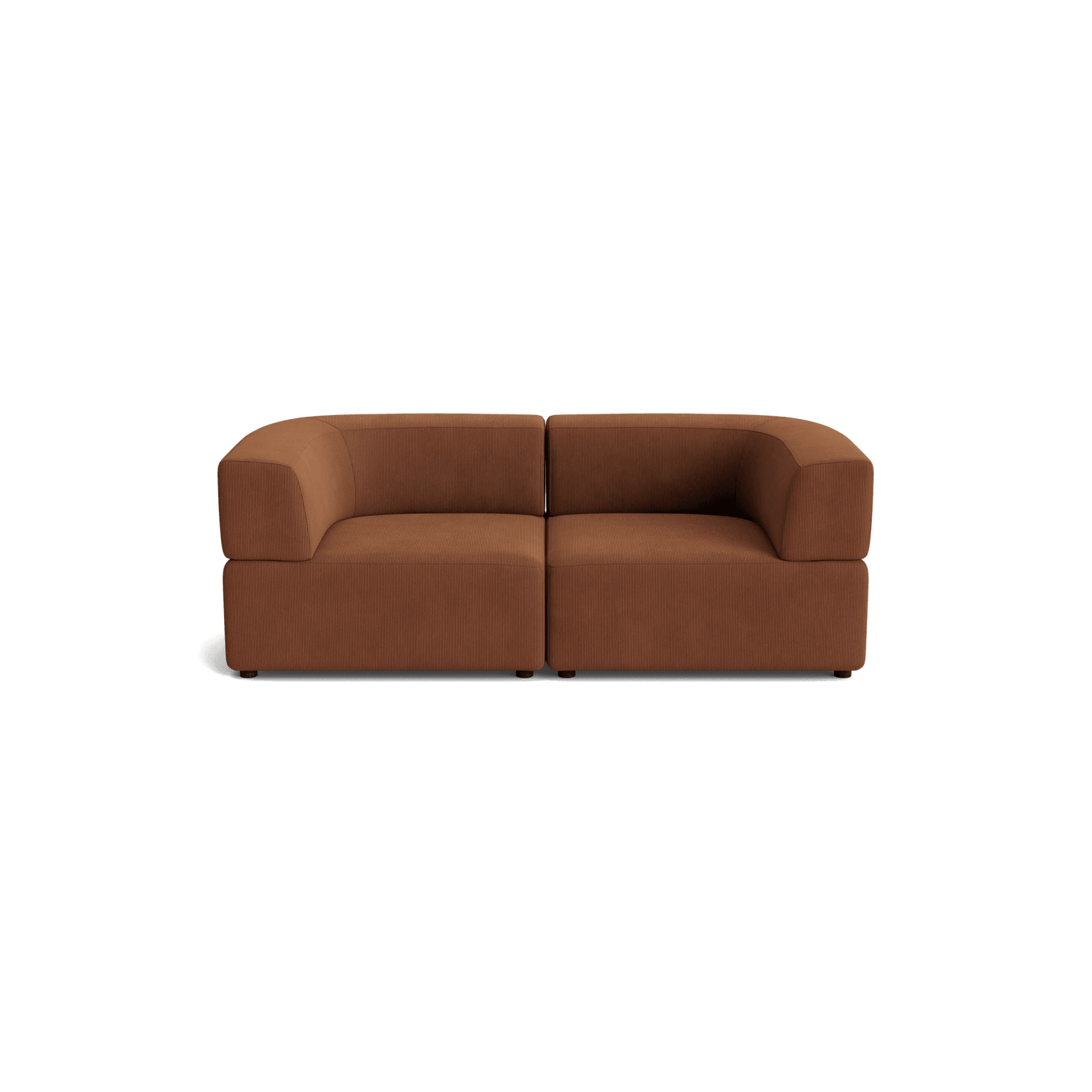 Stretch 3 Seater Sofa - Corduroy Cocoa gallery detail image