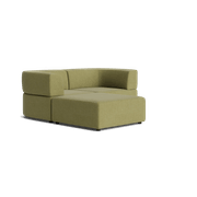 Stretch 3 Seater Chaise Sofa - Fossil Eucalyptus gallery detail image