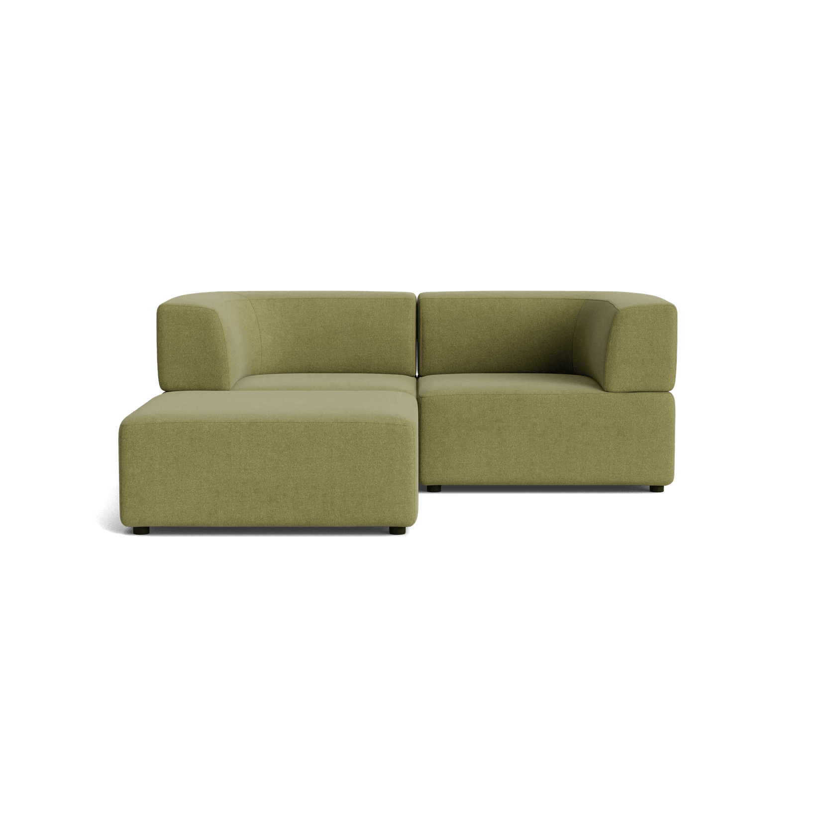 Stretch 3 Seater Chaise Sofa - Fossil Eucalyptus gallery detail image