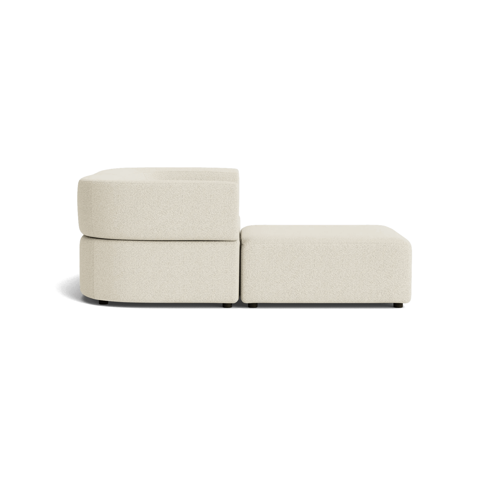 Stretch 3 Seater Chaise Sofa - Copenhagen Grey gallery detail image