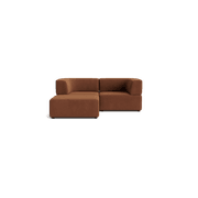 Stretch 3 Seater Chaise Sofa - Corduroy Cocoa gallery detail image