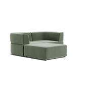 Stretch 3 Seater Chaise Sofa - Opal Ocean gallery detail image