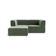 Stretch 3 Seater Chaise Sofa - Opal Ocean gallery detail image