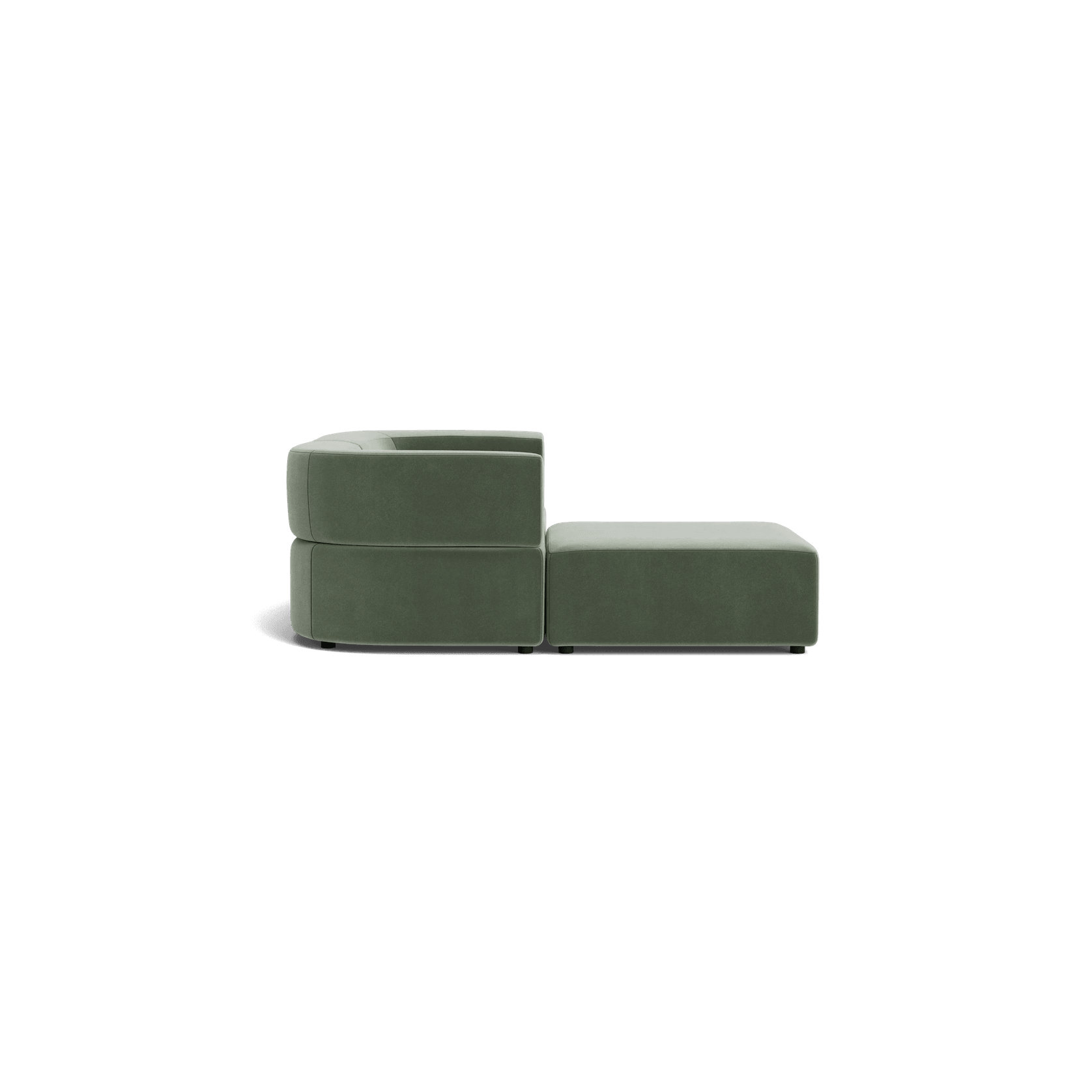 Stretch 3 Seater Chaise Sofa - Opal Ocean gallery detail image