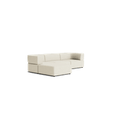 Stretch 4 Seater Chaise Sofa - Copenhagen Grey gallery detail image