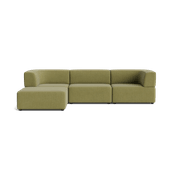 Stretch 4 Seater Chaise Sofa - Fossil Eucalyptus gallery detail image