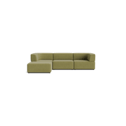 Stretch 4 Seater Chaise Sofa - Fossil Eucalyptus gallery detail image