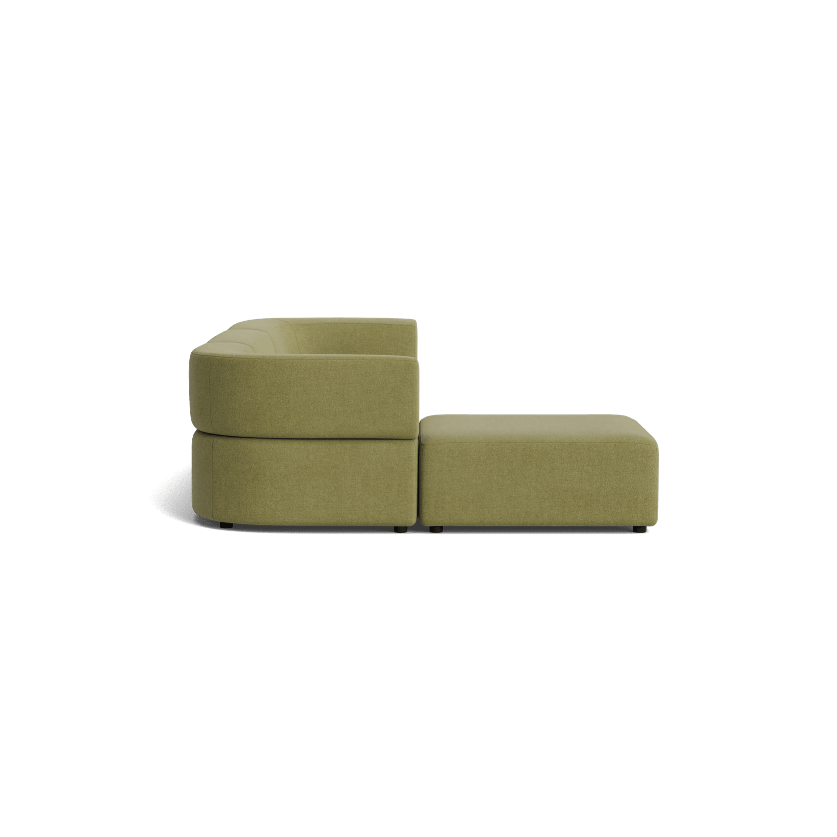 Stretch 4 Seater Chaise Sofa - Fossil Eucalyptus gallery detail image