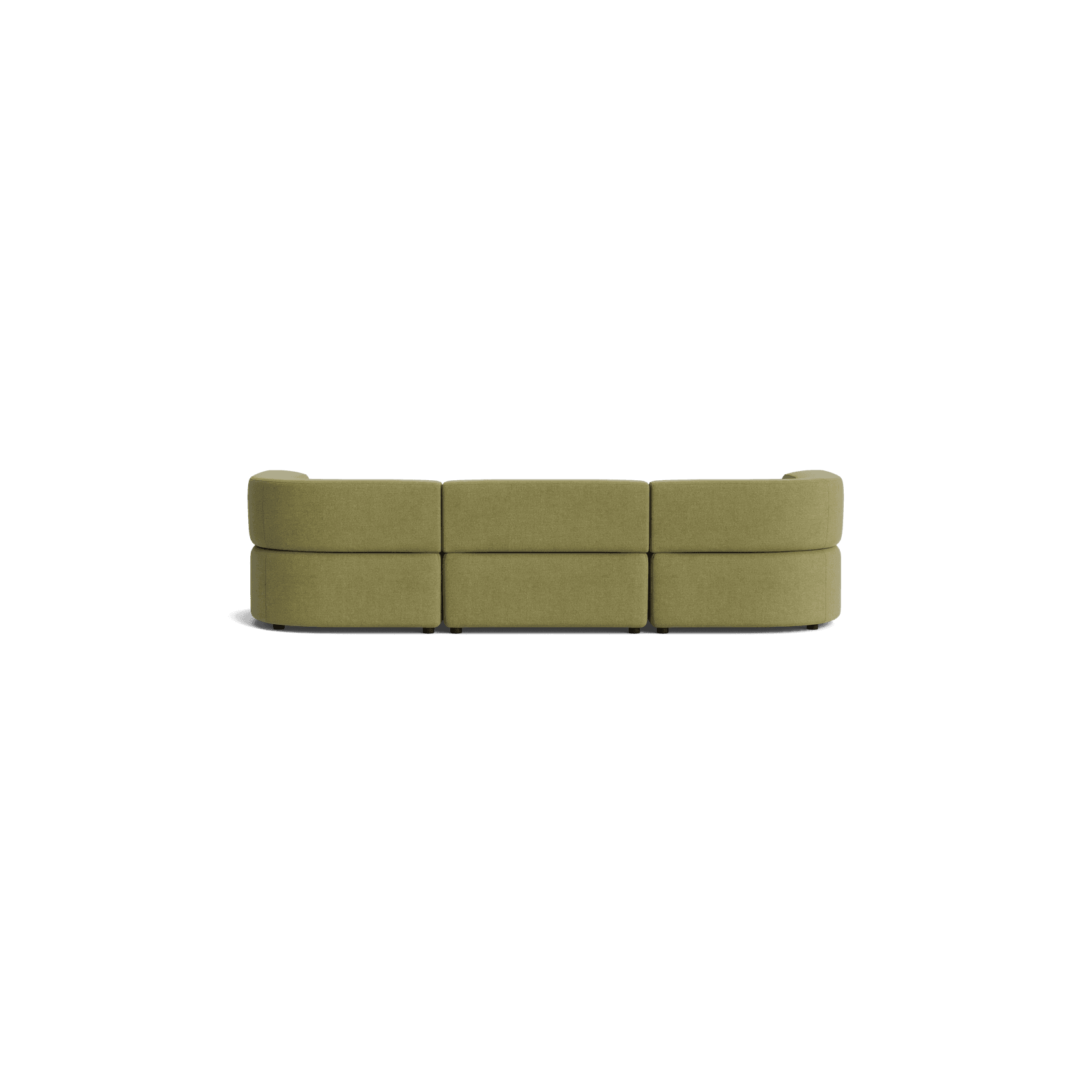Stretch 4 Seater Chaise Sofa - Fossil Eucalyptus gallery detail image