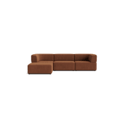 Stretch 4 Seater Chaise Sofa - Corduroy Cocoa gallery detail image