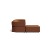 Stretch 4 Seater Chaise Sofa - Corduroy Cocoa gallery detail image