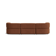 Stretch 4 Seater Chaise Sofa - Corduroy Cocoa gallery detail image